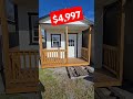 FOR SALE - Tiny House $4,997 #tinyhouse #tinyhome #affordable