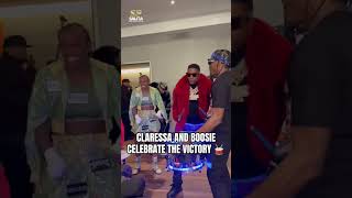 CLARESSA AND BOOSIE CELEBRATE THE VICTORY 🥁