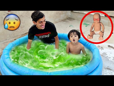 Mera Swimming Pool Jadoi Bangaya 😰|| Pumpii Is Missing 😭||