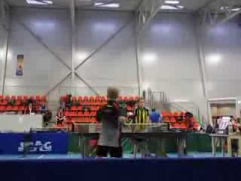 Jonathan Sloth bordtennis julen 2013