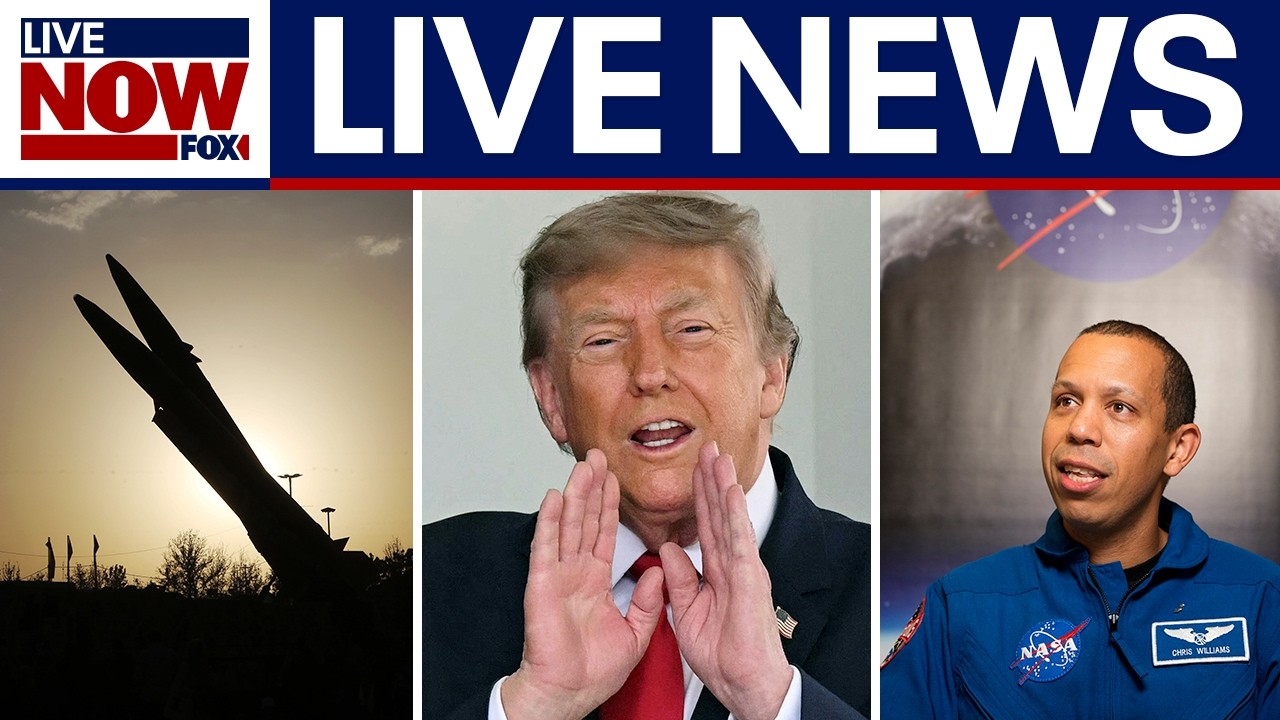 LIVE NEWS: Iran latest, Trump tariffs, NASA Astronaut returns