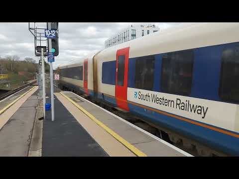 SWR Class 444 033 Desiro & Class 444 034 Departing From Guildford The 27th of January 2023