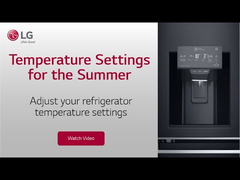 [LG Refrigerator] - Temperature Settings Guide