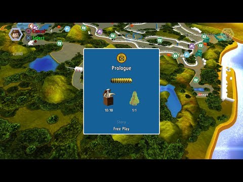 Lego Jurassic World - Level #1 - Prologue - Free Play Mode!!