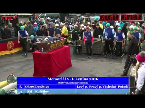 SDH Košťálov muži - Memoriál V.I.Lenina 2016 FIRETV