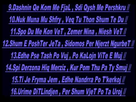 SokoL aka ProbLemi ( LasT KinG's ) - Urime DiTLindjen ( 2011 ) [ LYRICS ]