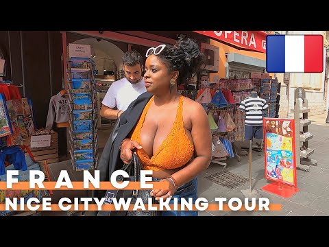Nice France 2022 Walking Tour | 4K UHD 60FPS | City Center,Place Masséna,Old Town,Beach Side