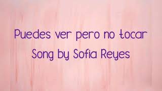 Puedes Ver Pero no Tocar by Sofia Reyes - Lyrics