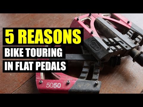 Five Reasons To Try Flat Pedals for Bike Touring and Bikepacking