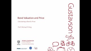 Michael R King COM371 6c Calculating Bond Price