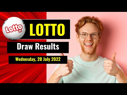 UK Lotto draw results from Wednesday, 20 July 2022
