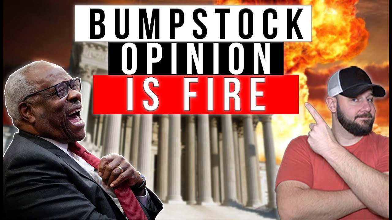 Justice Clarence Thomas STRIKES AGAIN In KILLER Opinion! BUMPSTOCKS BAN RULED UNCONSTITUTIONAL!