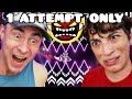 EVW vs VORTROX - 1 ATTEMPT on EVERY Extreme Demon We've Completed RACE DEFAULT Thumbnail