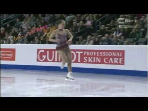 Europei Sheffield LADIES SP -13/28-  Nathalie WEINZIERL - 27/01/2012