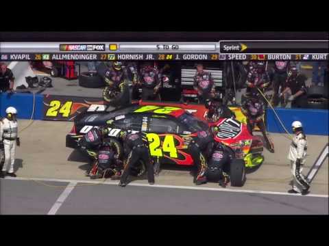 2010 NASCAR Talladega Cup Race Wreck with 6 Laps to go