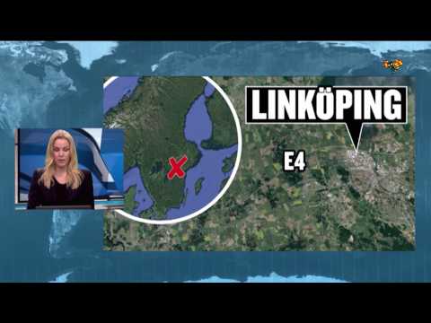 Totalstopp på E4 utanför Linköping