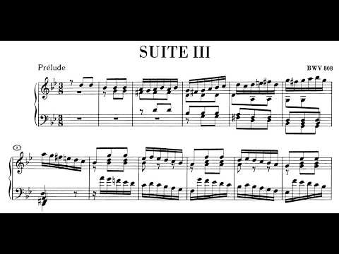 Bach - English Suite No. 3 in G minor, BWV 808 (Robert Levin, Alan Curtis)
