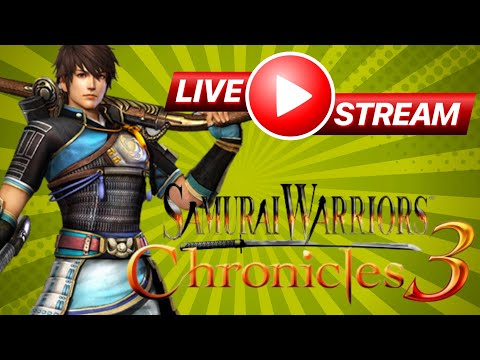 Playing some Samurai Warriors Chronicles 3!