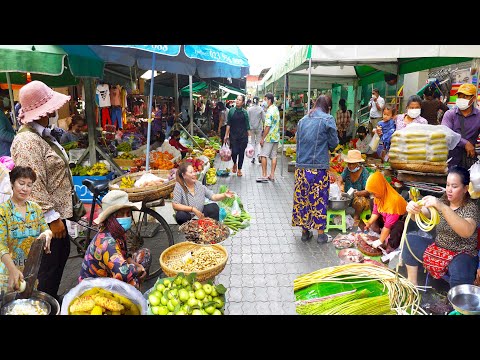 Market Food Show @ Olympich & Boeng Trabek - Yummy Snacks, Fresh Vegetables, & More