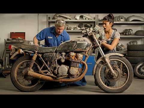 ASMR 1981 Honda CB750 Full Restoration | From Corroded Wreck to Japanese Legend
