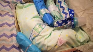 Blue & Mint Box Packing of Custom Reborn Mathis Legler!