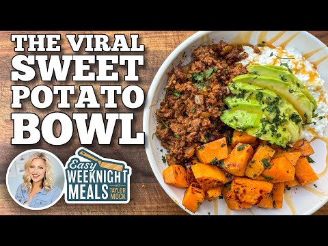 Easy Weeknight Meal: The Viral Sweet Potato Bowl on the Blackstone Griddle