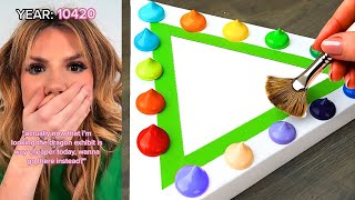 *60 Minutes*🎨 Text To Speech 🎨 ASMR Satisfying Art || @Bailey Spinn || POVs Tiktok Compilations 2025