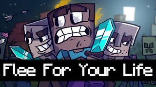 ♪ Flee For Your Life - A Minecraft Parody of "Don't Stop Me Now" by Queen