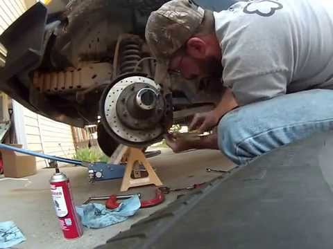 Dana 44 Brake Pad Hub and Rotor Assembly Front Axle