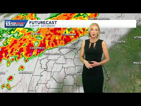 Alabama weather forecast: Severe weekend storms could bring damaging winds
