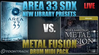 Video thumbnail for Area 33 SDX NEW presets and Metal Fusion Drum Midi Pack (plus some Post-Metal EZX) | NL Members Only by Shootie School