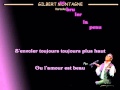 Karaoké Gilbert Montagné - On va s'aimer 