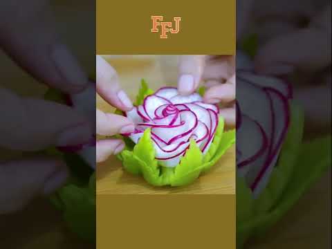 😍Very Beautiful Radish 🌺Rose Arrangement 💐