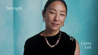 Tiffany & Co Greta Lee Wears HardWear by Tiffany