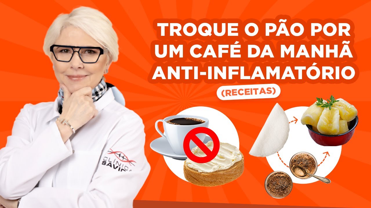 QUATRO receitas para trocar o pão no café da manhã e desinflamar o corpo