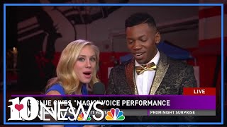 Chris Blue gives &quot;magic&quot; voice performance