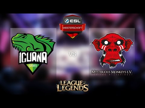 LoL - Iguana vs. Mysterious Monkeys - Game 2 - Grand Final - ESL Meisterschaft Winter 2016 Finals