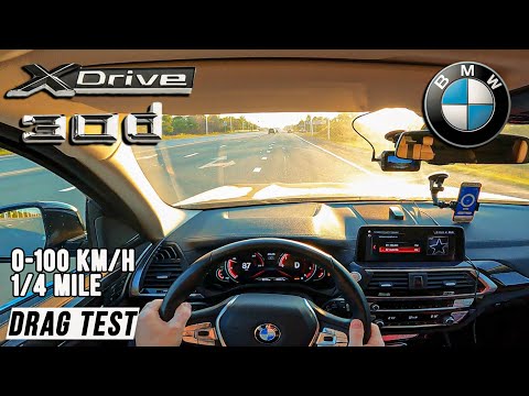 BMW X3 30D G01 249Hp Speed Test  | Drag Test | Acceleration 0-60 miles,  1/4 miles /402 m