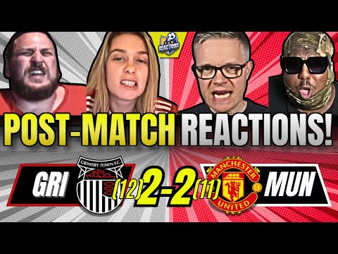 MAN UTD FANS POST-MATCH REACTIONS TO BEING KNOCKED OUT THE LEAGUE CUP BY GRIMSBY! #ManUtd #Grimsby