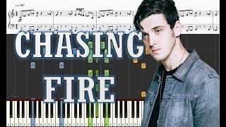 Lauv - Chasing Fire - Piano Tutorial w/ Sheets