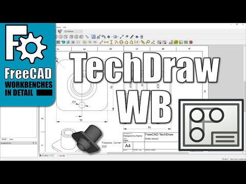 Technische Zeichnungen in FreeCAD erstellen - Die TechDraw Workbench (DE) / technisches Zeichnen