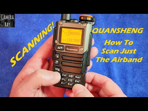 Quansheng UV-K6 UV-K5 Scan Only Airband Frequencies