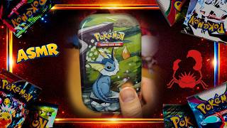 Pokémon ASMR Opening – Series #12 | Vaporeon Tin | No Talking