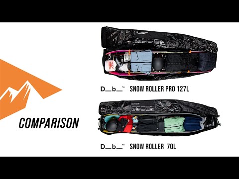 DB Journey snowroller pro 127L comparison to a Snowroller 70L I Snowcountry