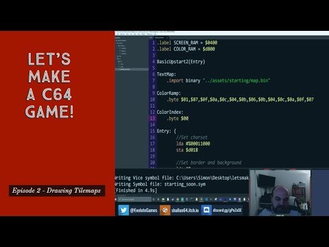 Lets Make a Commodore 64 Game - Episode 2- 13/7/2019