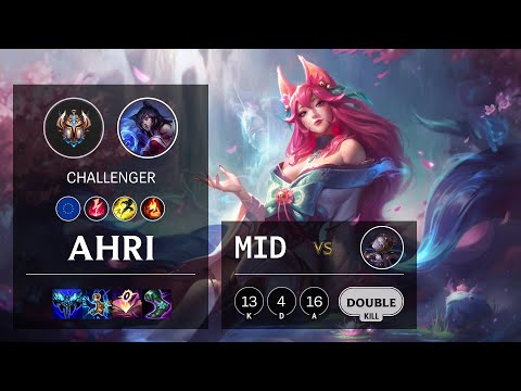 Ahri Mid vs Orianna - EUW Challenger Patch 11.8