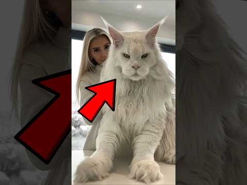 Why Do Maine Coons Follow You Everywhere? 😨 #mainecoon #cat #shorts #pets