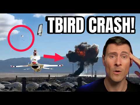 Pilot EJECTS from FIERY Thunderbird Crash!