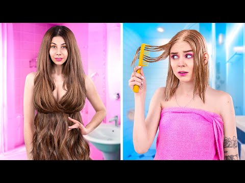 Thin Hair vs Thick Hair Problems / Funny Awkward Situations