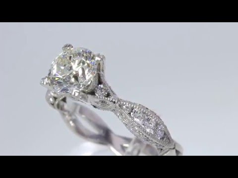 1.92CT Round Brilliant Diamond Tacori Engagement Ring AGS Cert/Appr $20K $9995